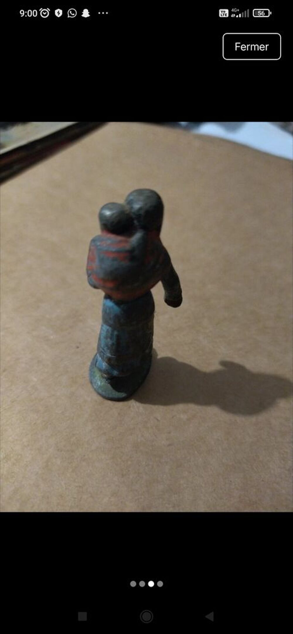 Figurine de collection squaw et papoose 