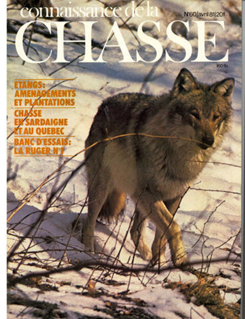 5 Revues CONNAISSANCE DE LA CHASSE anciennes 0 Saint-Clair-sur-Galaure (38)