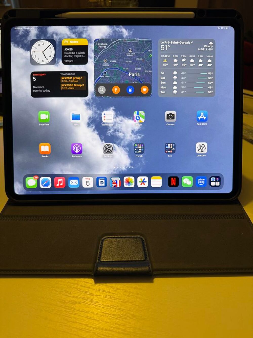 Apple iPad Pro 13" (M4) verre nano-textur&eacute;, 1 To de stockage Téléphones et tablettes