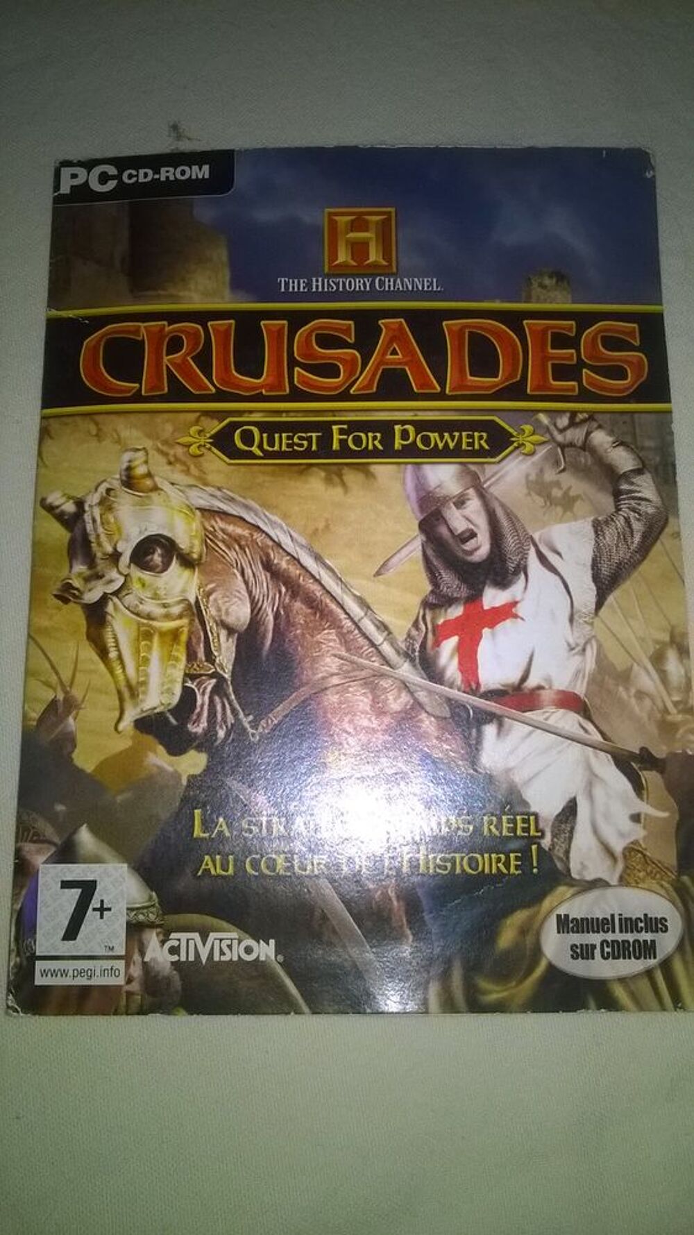 Jeux CRUSADE 
pour PC 
2004
Excellent etat
Activision
Q Consoles et jeux vidos