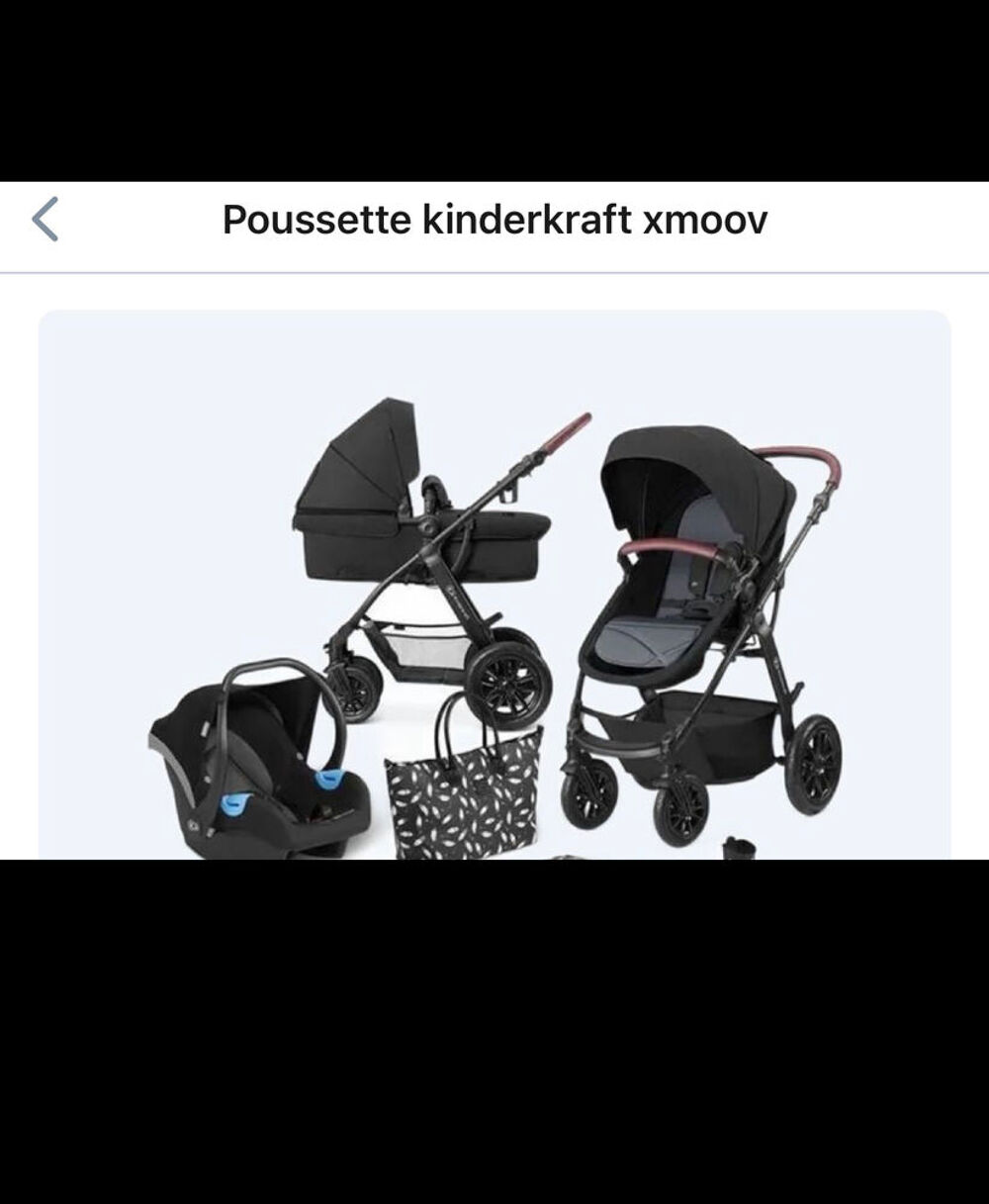 Poussette Kinderkraft 3en1 Puériculture