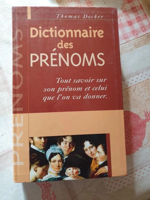 livre : dictionnaire des prenoms 2 Aubvillers (80)