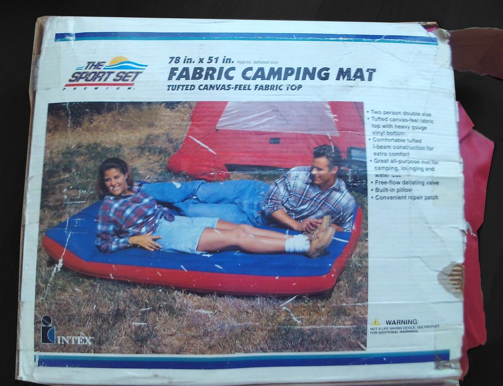 Ensemble complet matelas pneumatique et gonfleurs Sports