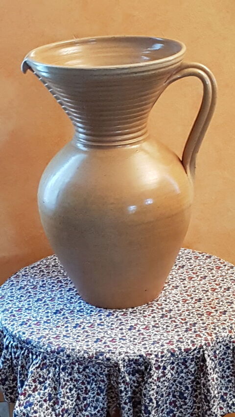 Grand vase en grès avec anse 0 Guarbecque (62)