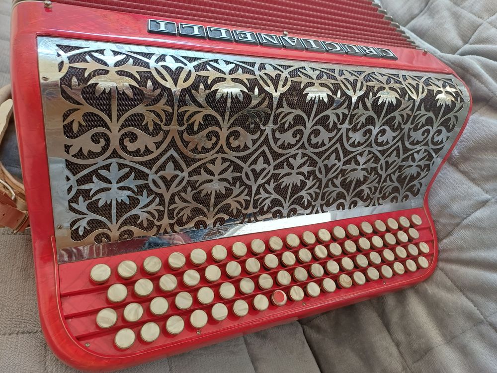 Accord&eacute;on Crucianelli 120 basses TB &eacute;tat et bien accord&eacute; Instruments de musique