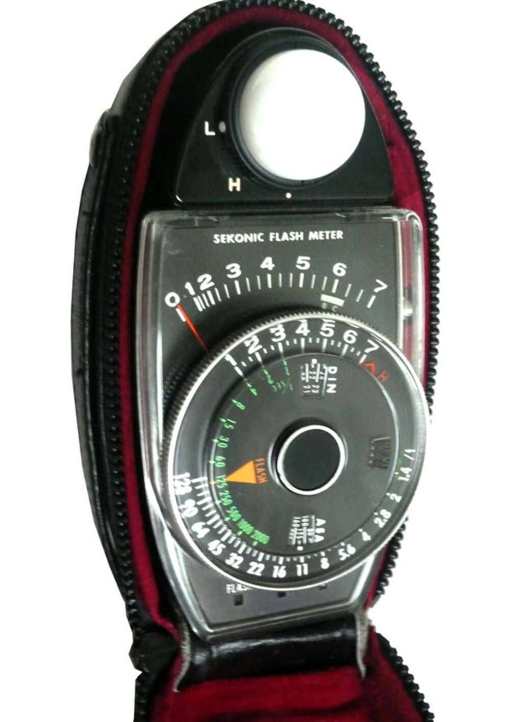 Flash M&eacute;tre SEKONIC. Model 256D, noir. Photos/Video/TV