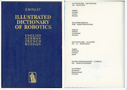 Dictionnaire illustré de la Robotique (4 langues) 15 Saint-Laurent-de-Mure (69)