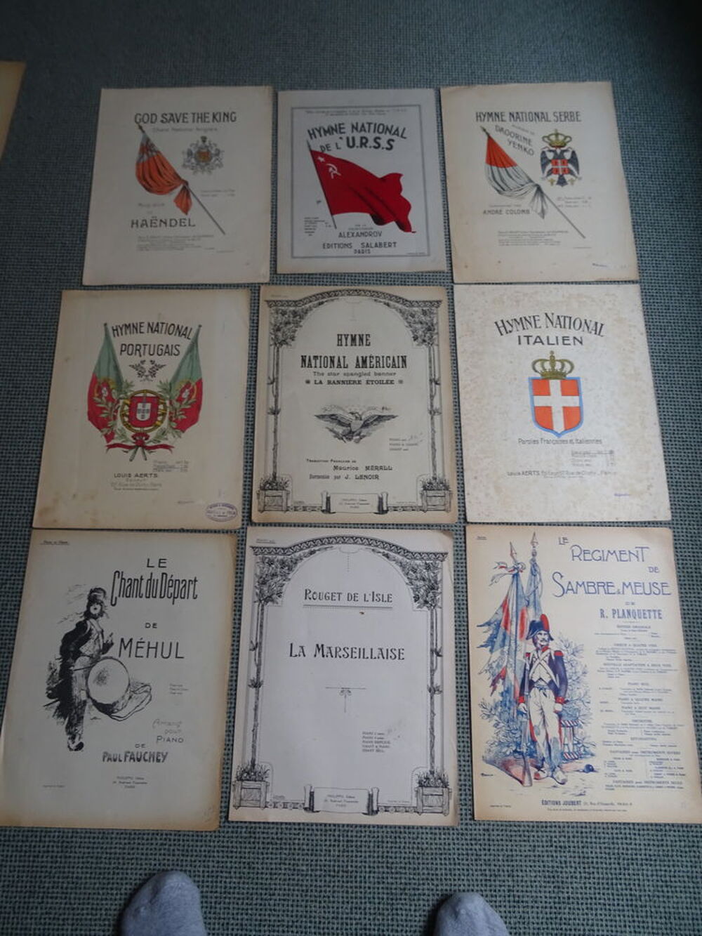 tr&egrave;s belles partitions pour collectionneurs Instruments de musique