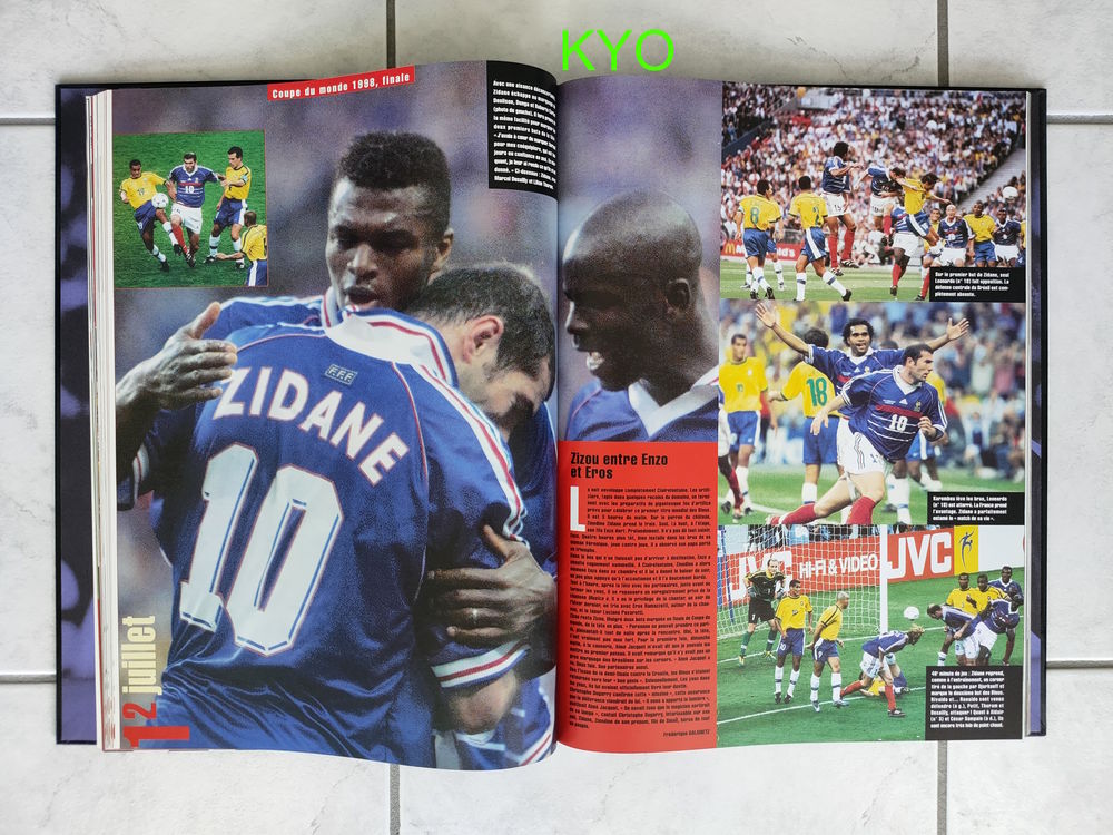 L'EQUIPE - Livre de l'ann&eacute;e 1998 - Football &eacute;quipe de France Livres et BD