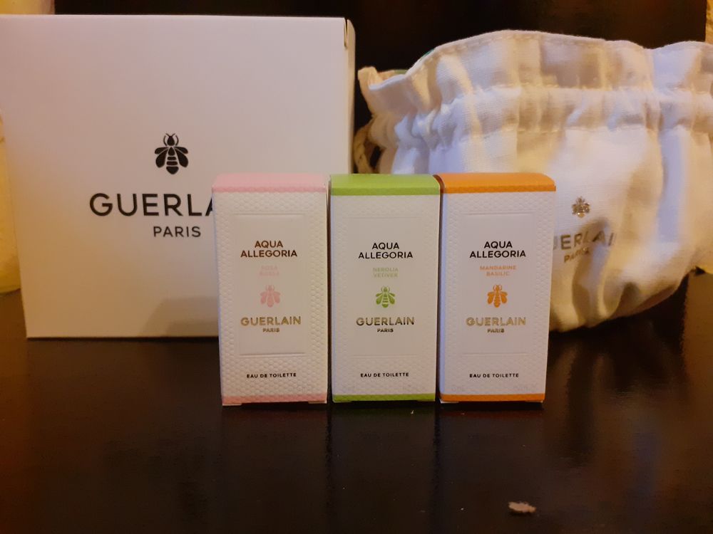 Miniatures de parfum all&eacute;goria de guerlain 