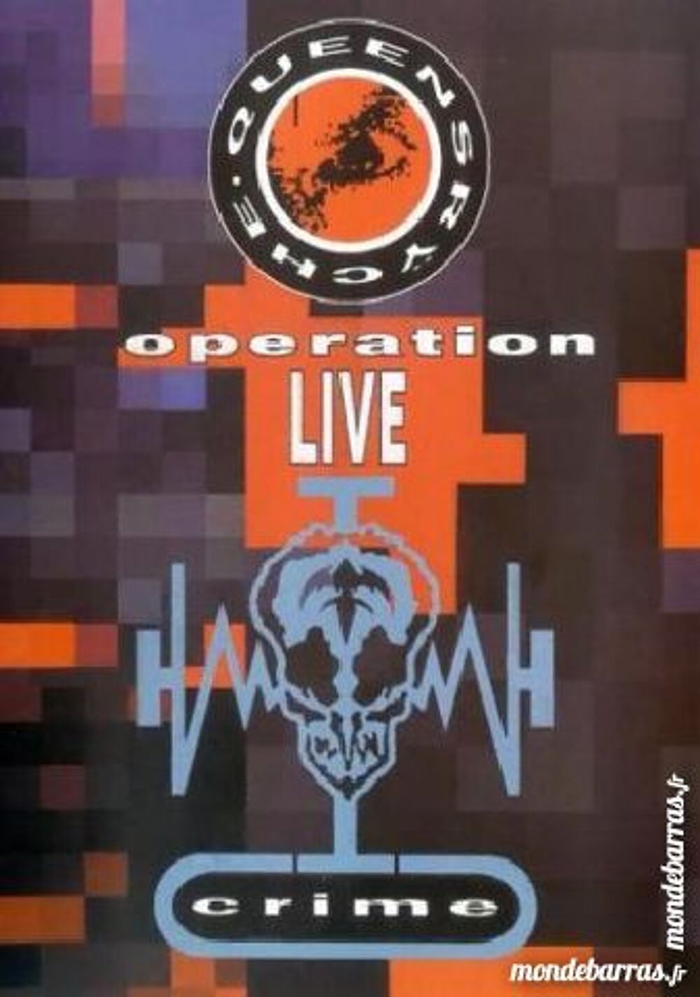 QUEENSRYCHE OPERATION LIVE CRIME DVD et blu-ray