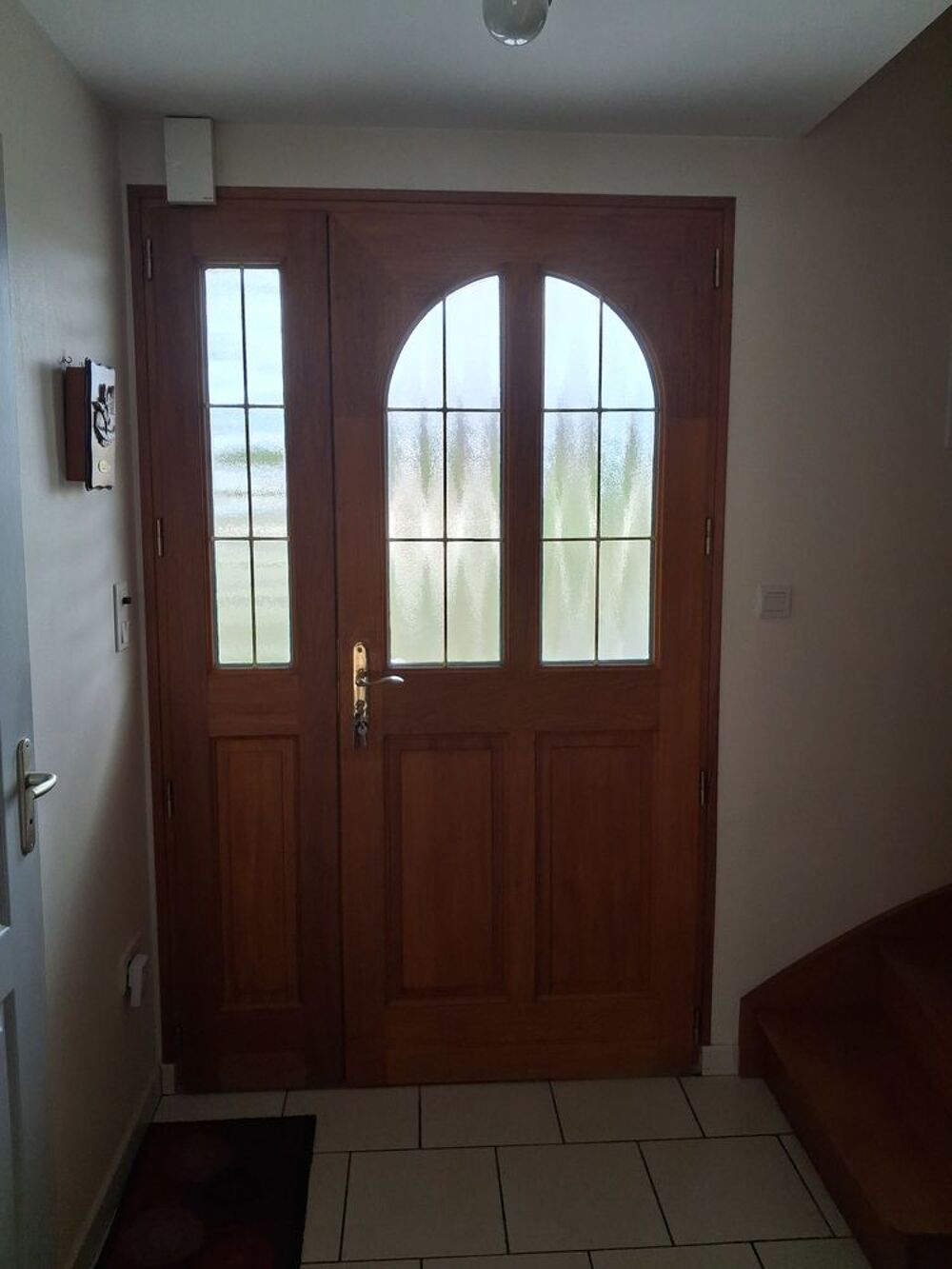 Porte d'entr&eacute;e en bois Bricolage