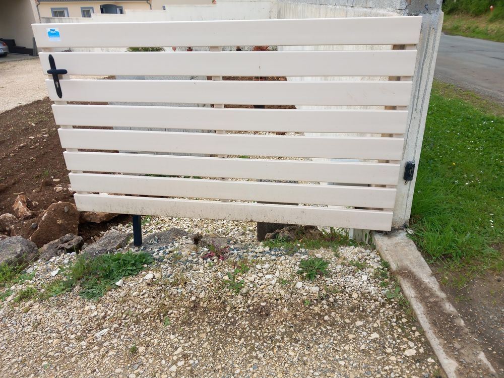 Portail PVC beige 4ml Bricolage