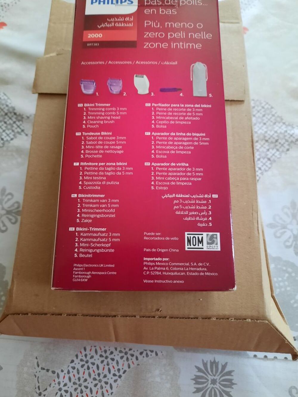 Rasoir femme tondeuse bikini Philips - Neuf Electroménager