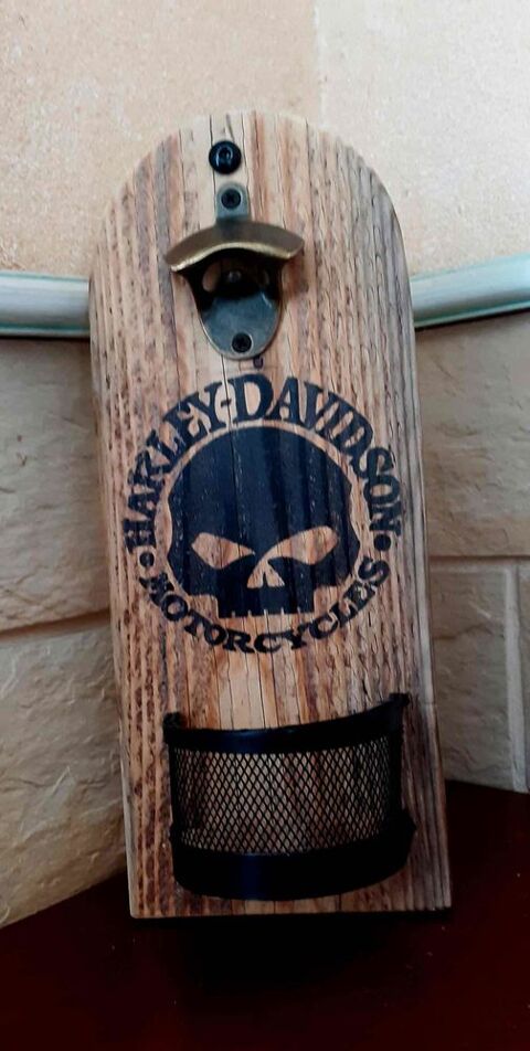 D�capsuleur mural Harley-Davidson ? Bois vintage ? R�cup�rat 25 Beaucaire (30)