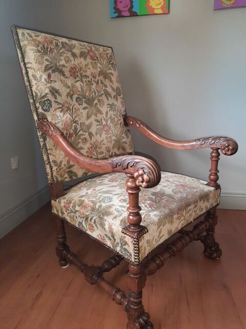 fauteuil ancien style Louis XIII Vourles (69)