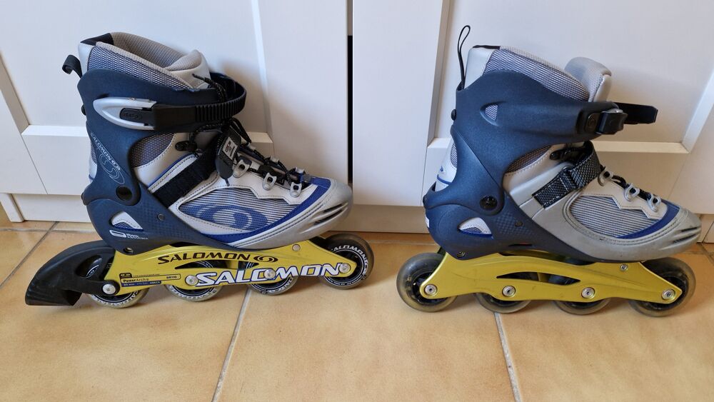 Rollers SALOMON Power Arch DR 110 P. 42 (&eacute;tat neuf) Sports