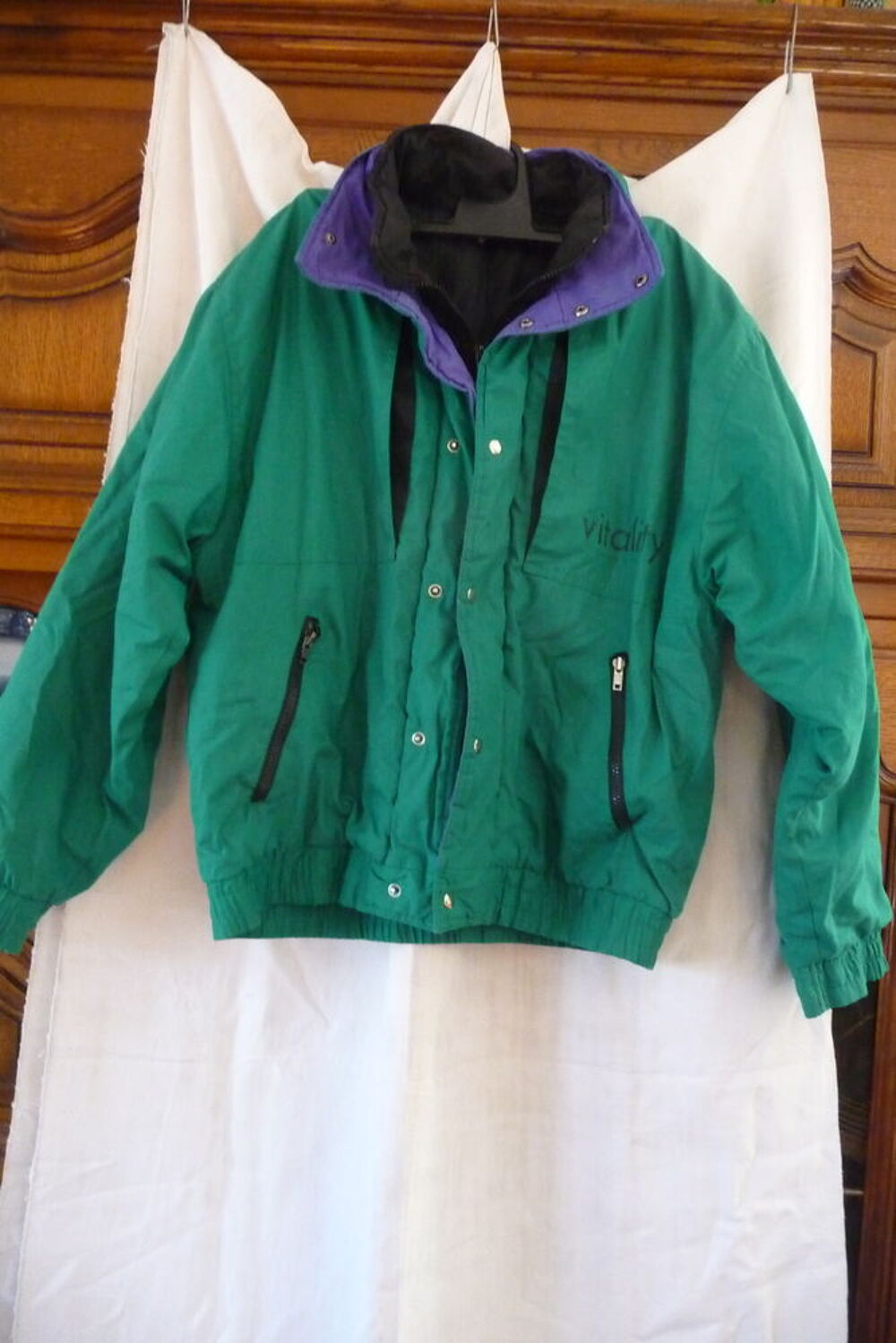 BLOUSON DOUBLE HOMME T 46 Vêtements
