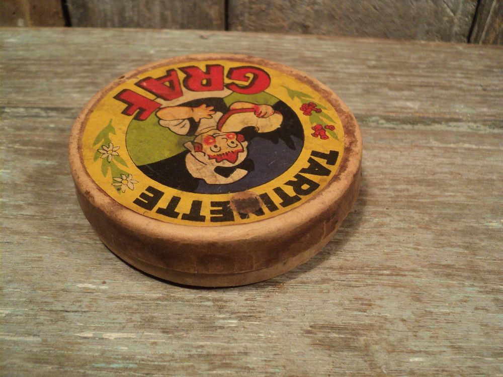 Ancienne Boite Carton Publicitaire Gruy&egrave;re Tartinette GRAF 
