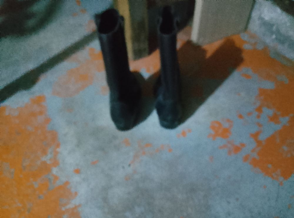 botte en cuir Chaussures