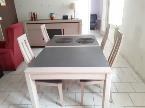 Ensemble table � manger + buffet + 4 chaises 2000 Genill� (37)