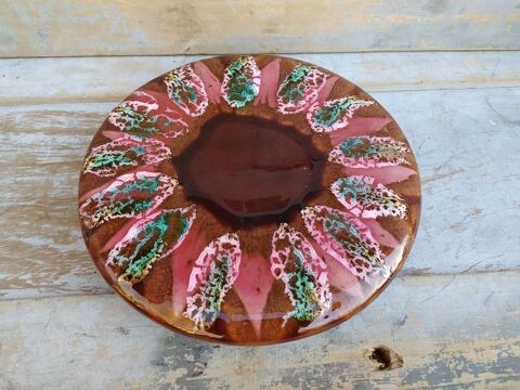 Dessous Plat ou Plateau Fromages Céramique Vallauris Vintage 32 Loches (37)