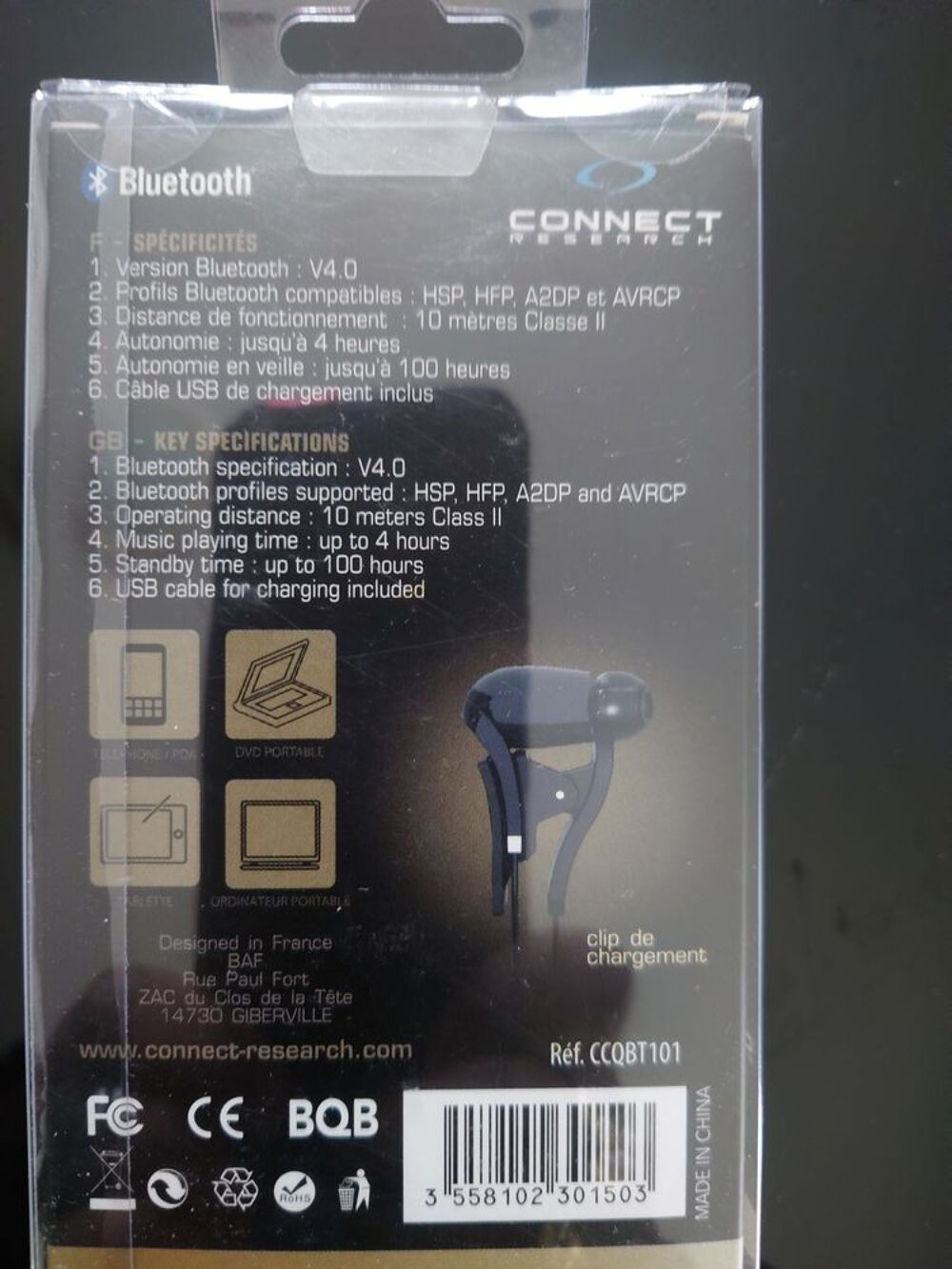 &Eacute;couteurs st&eacute;r&eacute;o bluetooth Matériel informatique