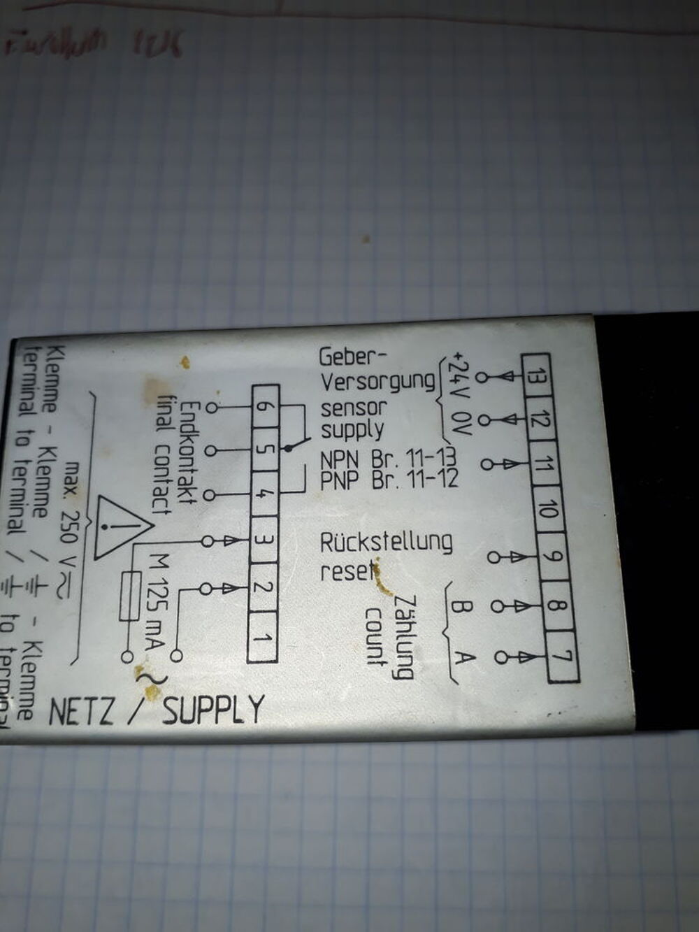 COMPTEUR NUMERIQUE 230V 5 DIGITS Bricolage