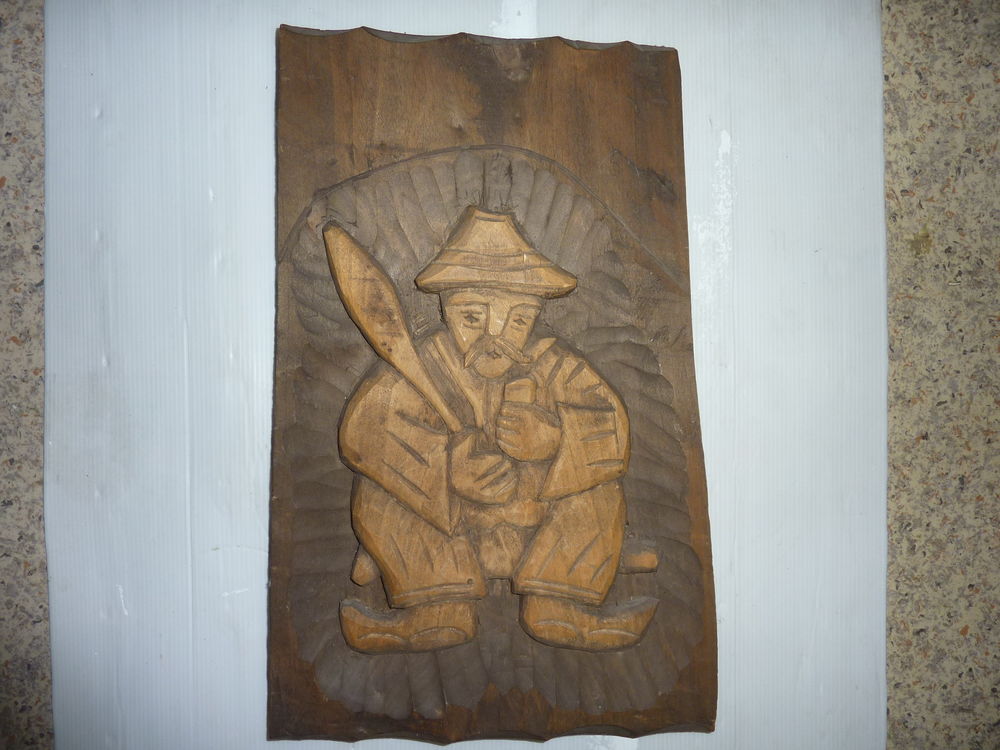 Tableau / sculpture sur bois Décoration