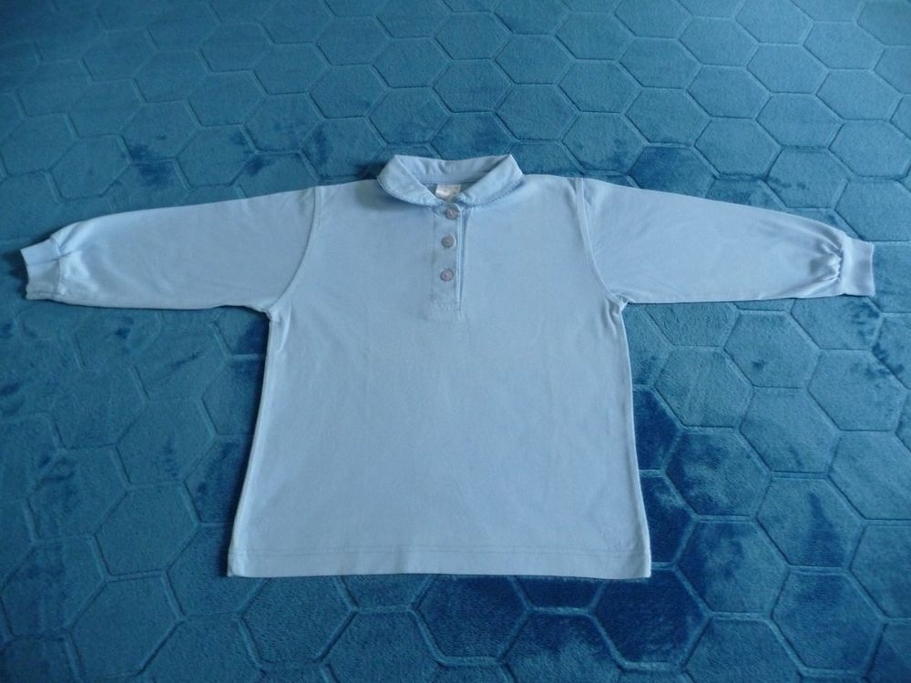 Polo bleu manches longues taille 4 ans Vêtements enfants