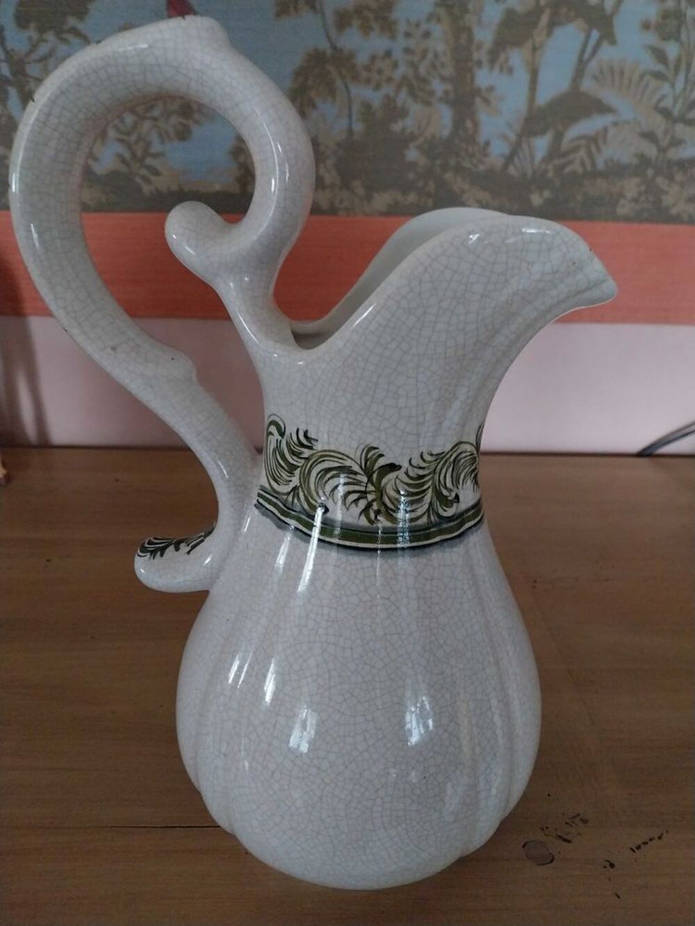 Grand pichet ou broc poterie vintage Décoration