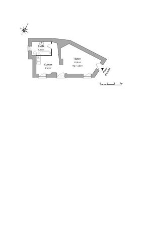  Appartement � louer 1 pi�ce 33 m�