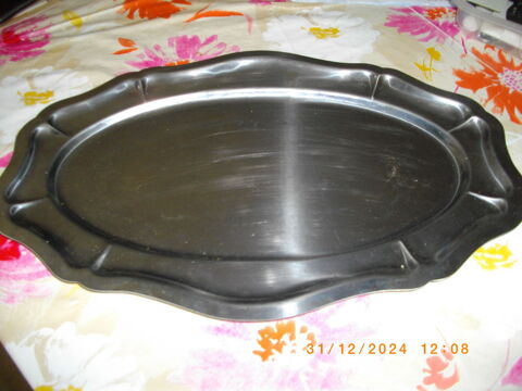 Plat plat ovale en inox - Dimensions : 45 cm X 30 cm 15 Perros-Guirec (22)