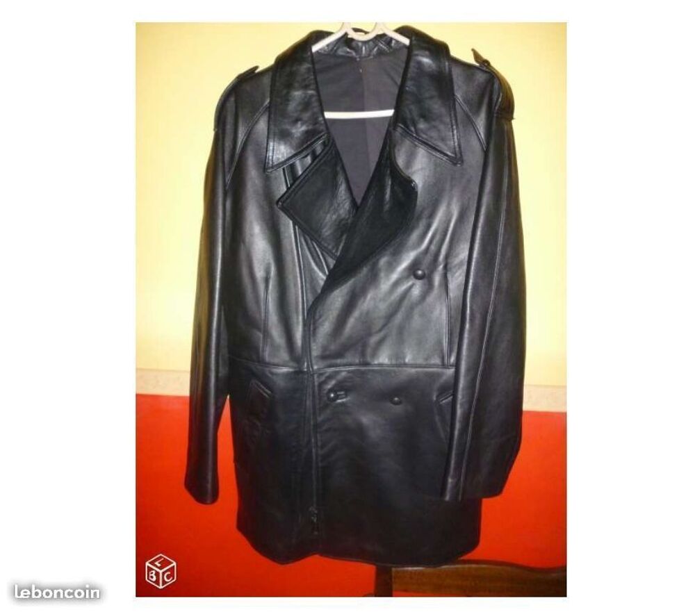 Veste 3/4 en cuir Vêtements