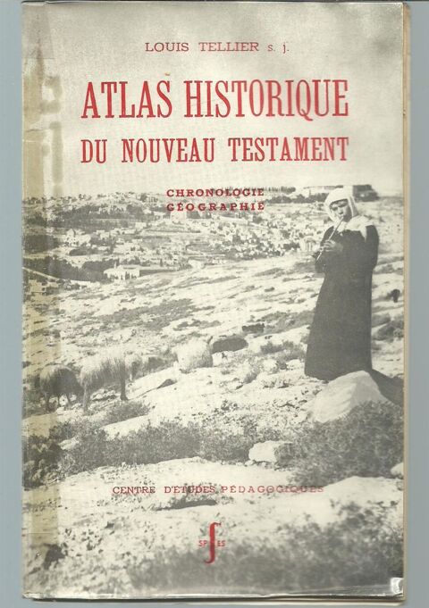 Louis TELLIER Atlas historique du nouveau testament 1965 4 Montauban (82)