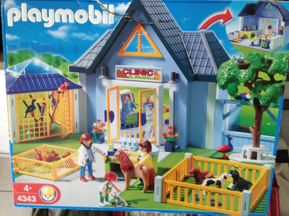 Playmobil clinique v&eacute;t&eacute;rinaire. Jeux / jouets