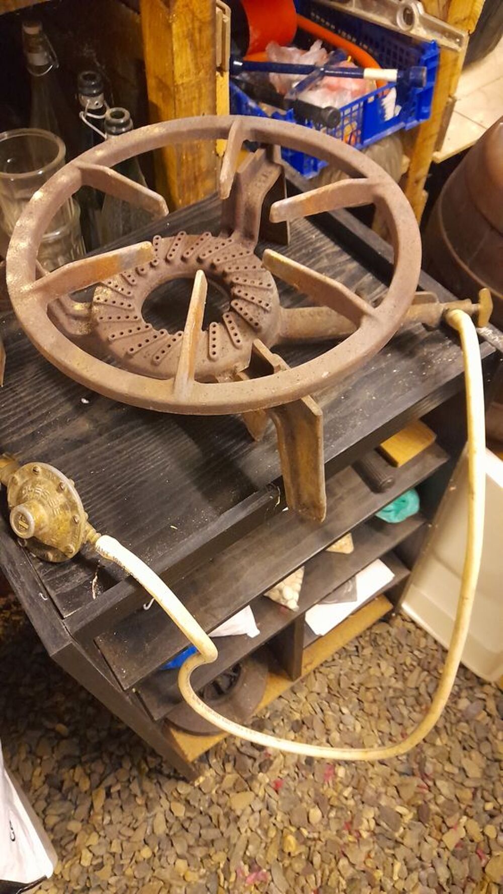 R&eacute;chaud &agrave; gaz. Bricolage
