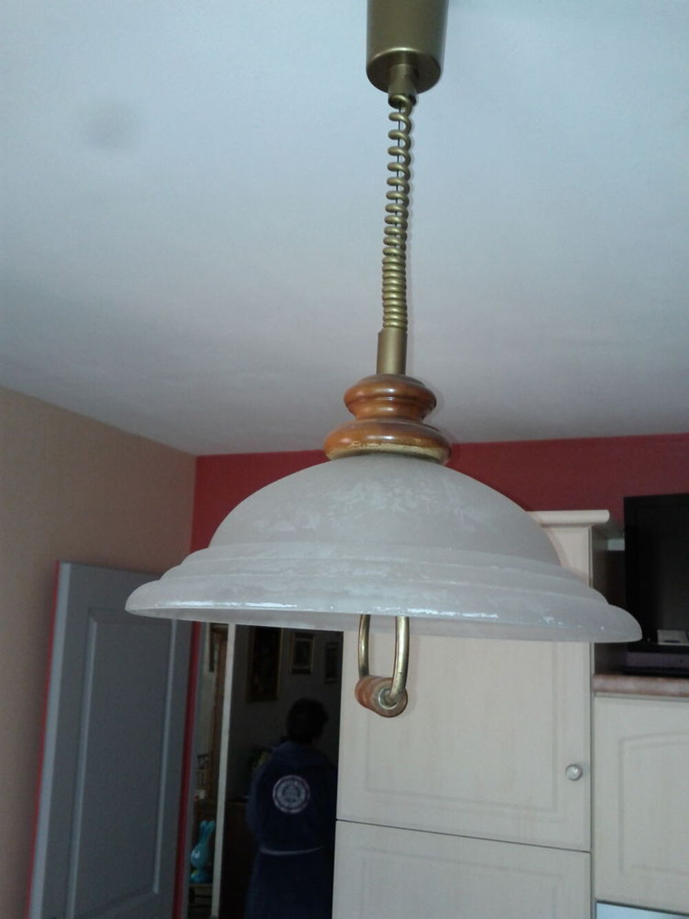 LUSTRE SUSPENSION BOIS Décoration