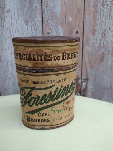 Ancienne Boite Publicitaire Forestines Berry Bourges 22 Loches (37)