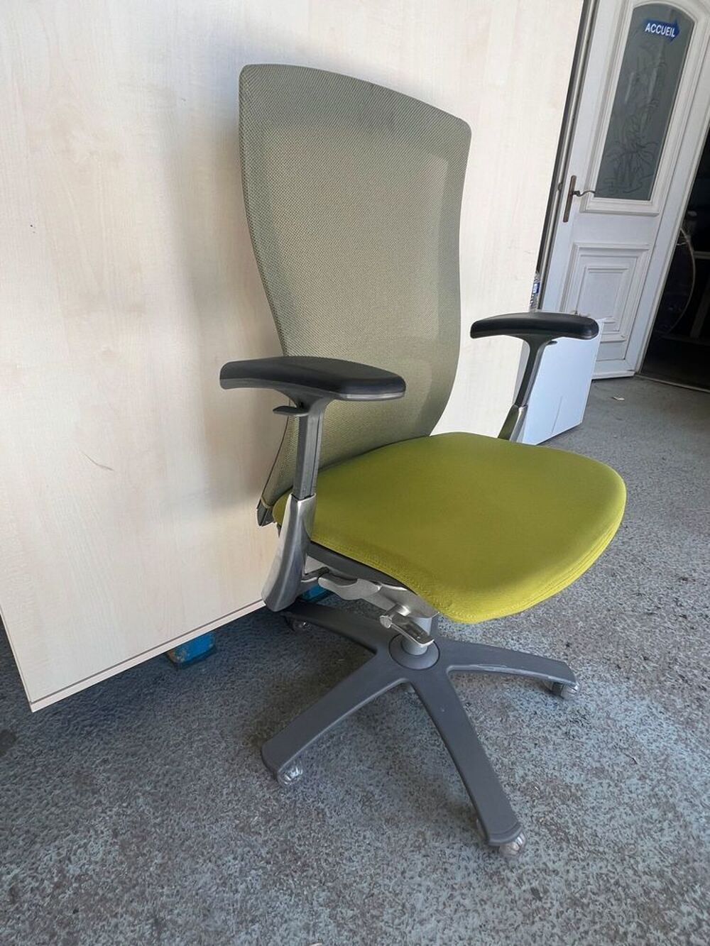 Fauteuil de bureau vert olive Meubles