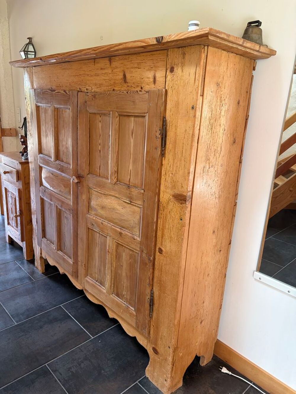 Meuble Buffet Rustique Paysan Ancien en Bois Massif Meubles