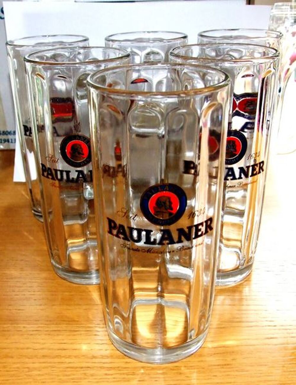 6 Chopes &agrave; bi&egrave;re Paulaner - 50 cl 