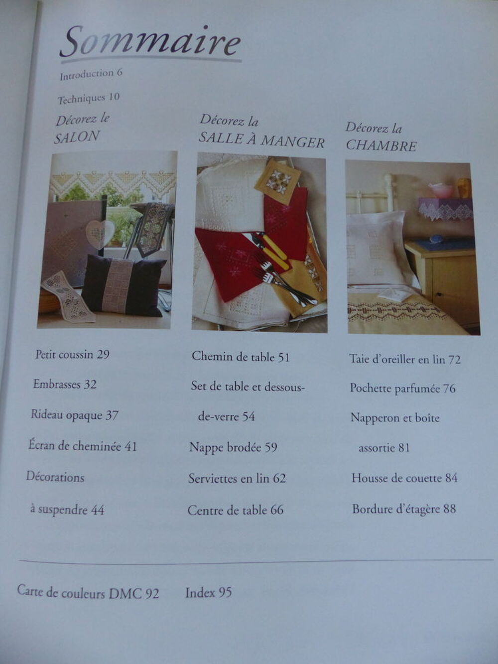 CREATIONS POUR LA MAISON en HARDANGER Livres et BD