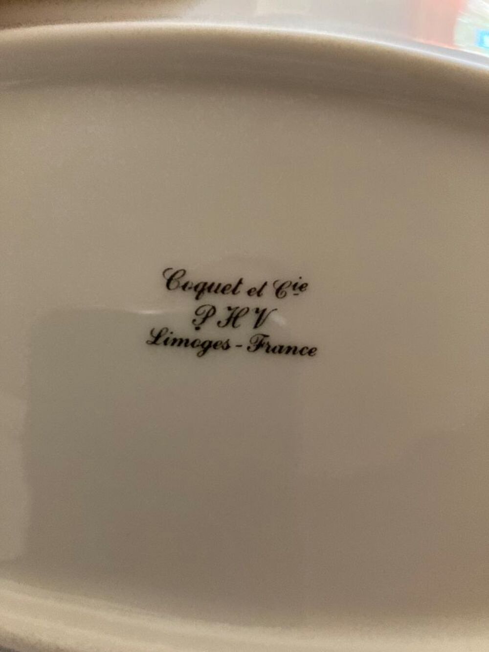 Porcelaine de Limoges 
