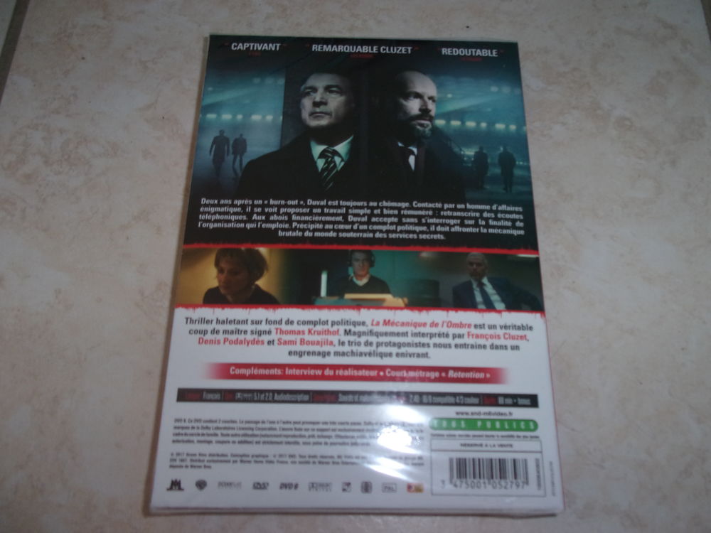 DVD La m&eacute;canique de l'ombre (Neuf) DVD et blu-ray