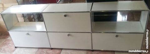 cr�dence gris clair usm haller 3 tiroirs 1 porte abat 2520 Provins (77)