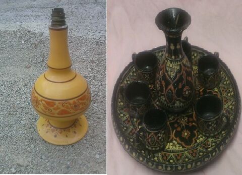 Service et lampe fait main 20 Cahors (46)