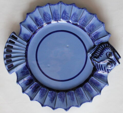 Assiette céramique HENRIOT Quimper  poisson Sole 20 Issy-les-Moulineaux (92)