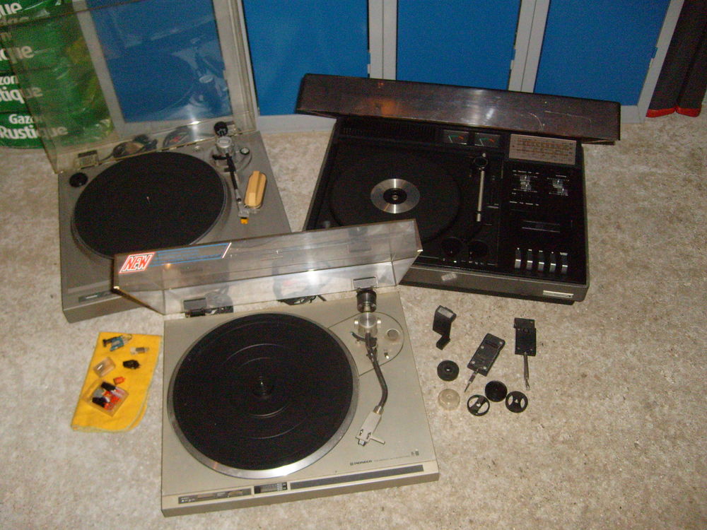 Lot d'ancienne platines disque et autres Audio et hifi
