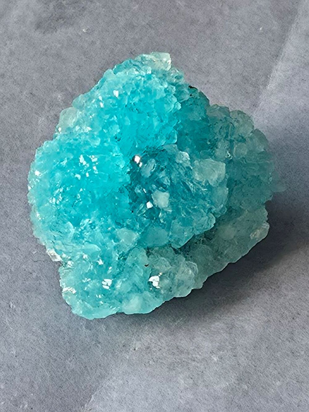 Pierre Naturelle H&eacute;mimorphite Turquoise Cristallis&eacute;e 2,5 cm 